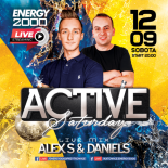 Energy 2000 (Katowice) - ACTIVE SATURDAY LIVE MIX Alex S & Daniels [FB LIVE] (12.09.2020)