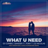 DJ Combo & Sander-7, Tony T Ft. DJ Nicolas - What U Need (Max Farenthide & Disco Superstars Extended Remix)