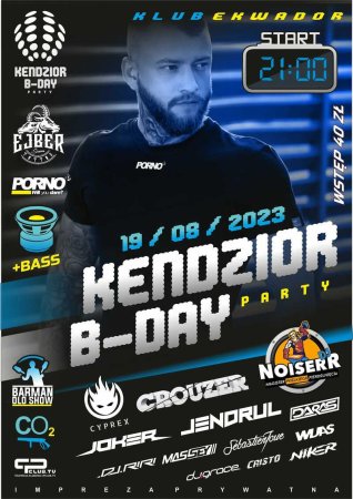 CRISTO - EKWADOR MANIECZKI - KENDZIOR B-DAY PARTY (19.08.2023)