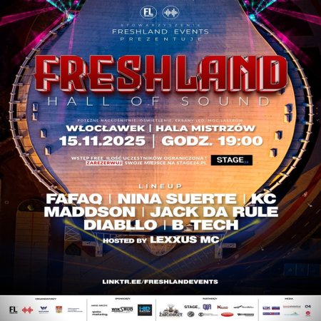 Diabllo - Freshland Events Włocławek Hall Of Sound (15.11.2025)