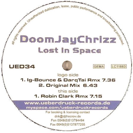 Doom Jay Chrizz - Lost In Space (Robin Clark Remix)