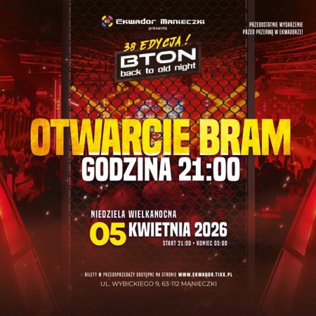 Bagrol - Ekwador Manieczki Back To Old Night Czerwona Sala (05 04 2026)