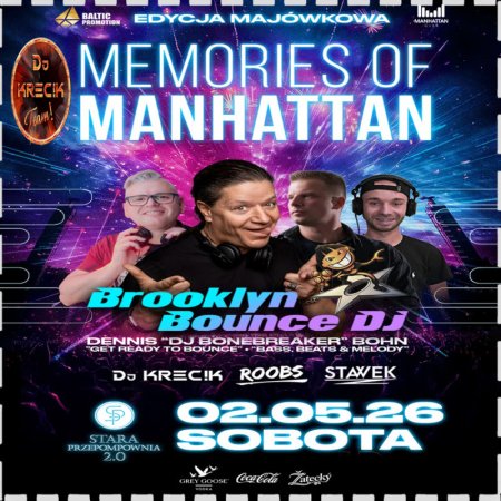 DJ KRECIK LIVE AT MEMORIES OF MANHATTAN VOL.3 - STARA PRZEPOMPOWNIA 2.0 (02.05.2026)