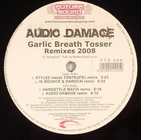 Audio Damage - Garlic Breath Tosser (Hardstyle Mafia Remix)